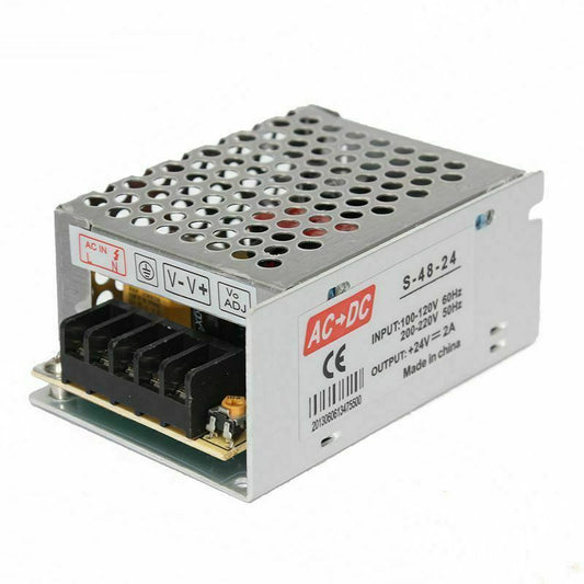 LED Netzteil Schaltnetzteil 24V DC, 2A, 48W, IP20 Transformator~2449