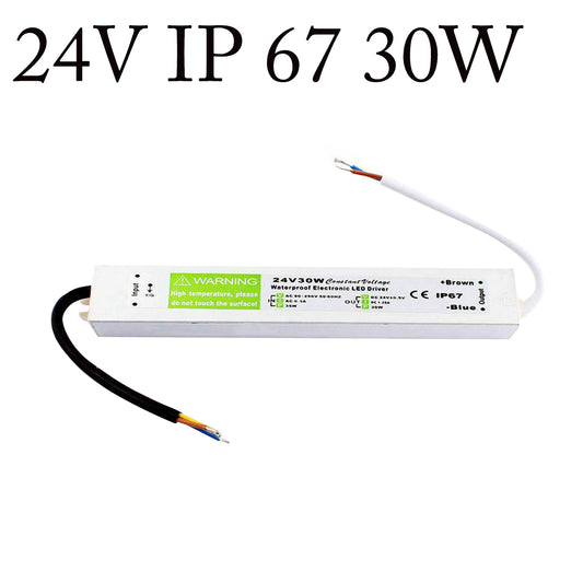 LED Netzteil 24V DC, 30W, 1.25A, IP67 Netzgerät Wasserdicht Treiber~2419
