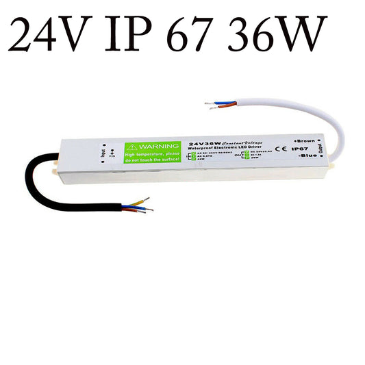LED Netzteil 24V DC, 36W,  1.5A, IP67 Netzgerät Wasserdicht Treiber~2420