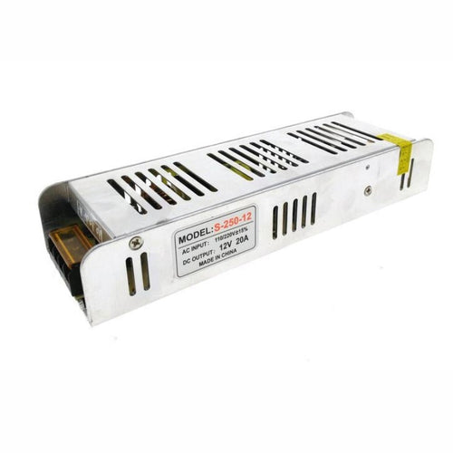 Trasformatore LED 12V 250W IP20 Alimentatore switching per illuminazione ~2515