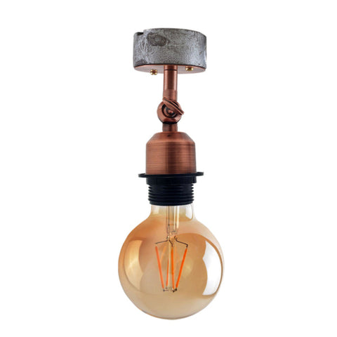 Wandleuchten e27 fassung | 1-flammig | Deckenlampen~1883 - Variant: Ja / Kupfer