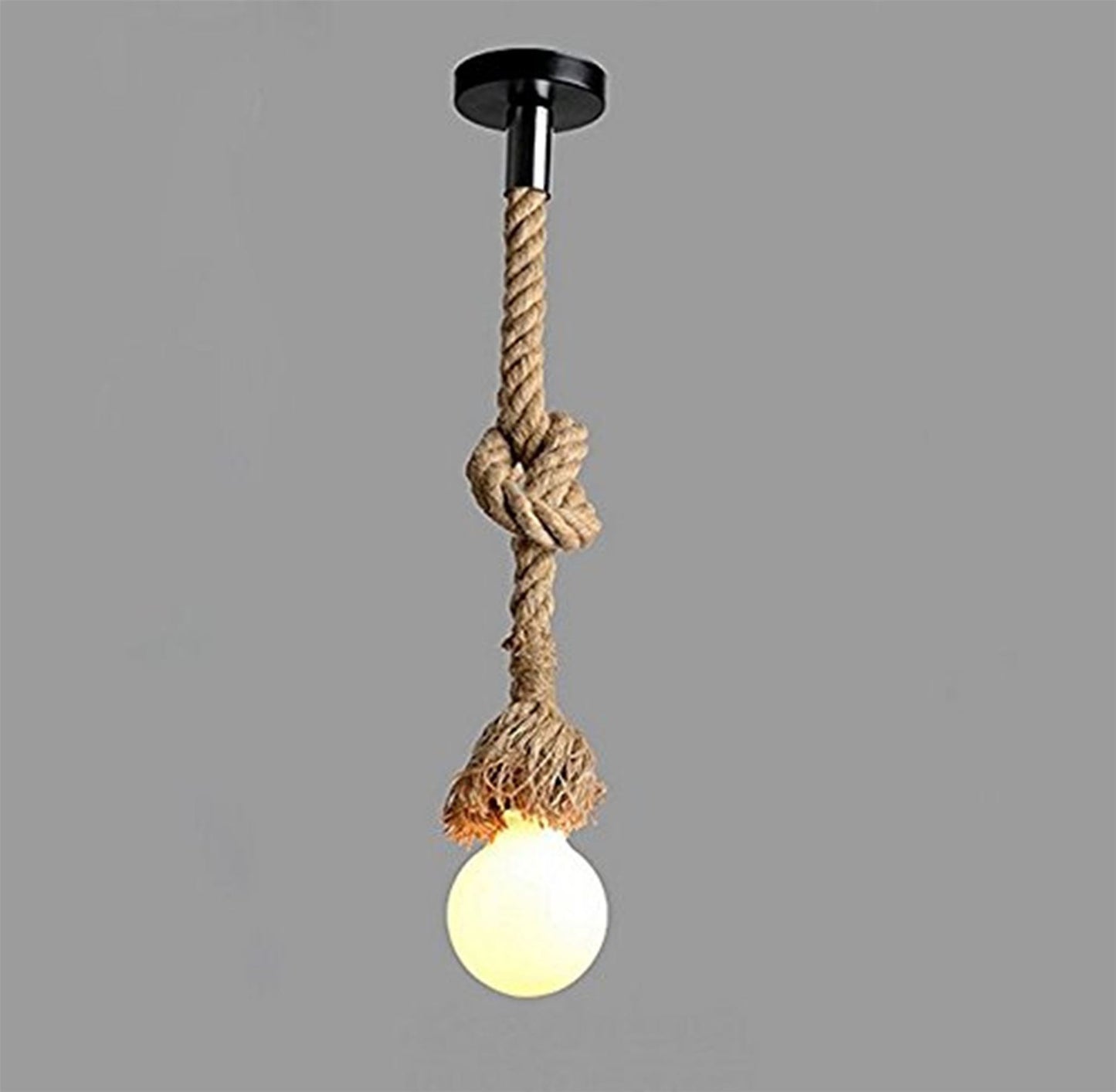 Hanfseil Deckenpendelleuchte Antique Daheim Decor Leuchte Vintage Lampe