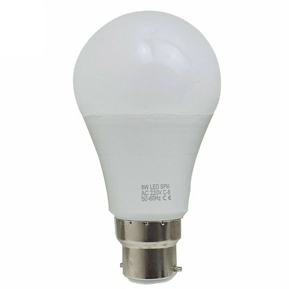 B22 9 W energiesparende warmweiße LED-Glühbirnen A60 B22 Schraubbirnen, nicht dimmbar