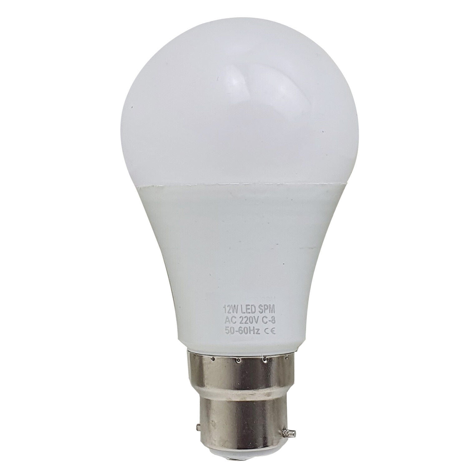 B22 12W energiesparende warmweiße LED-Glühbirnen A60 B22 nicht dimmbare Schraubbirnen