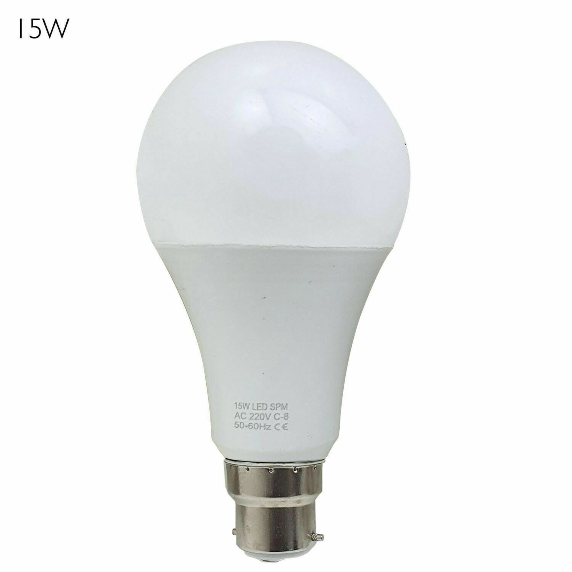 B22 15 W energiesparende warmweiße LED-Glühbirnen A60 B22 Schraubbirnen, nicht dimmbar