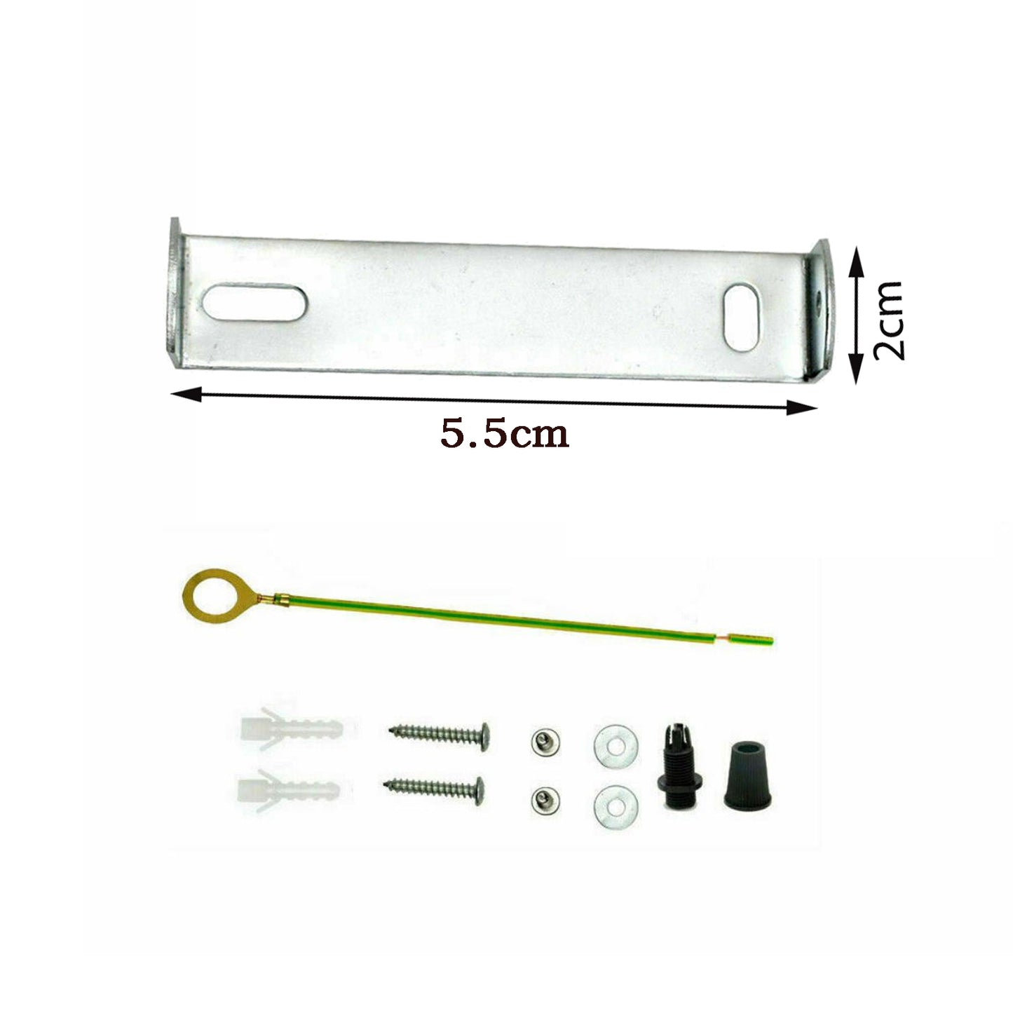 Deckenrosette Strap Halterung Strap Brace Plate mit Zubehör Beleuchtung 55mm