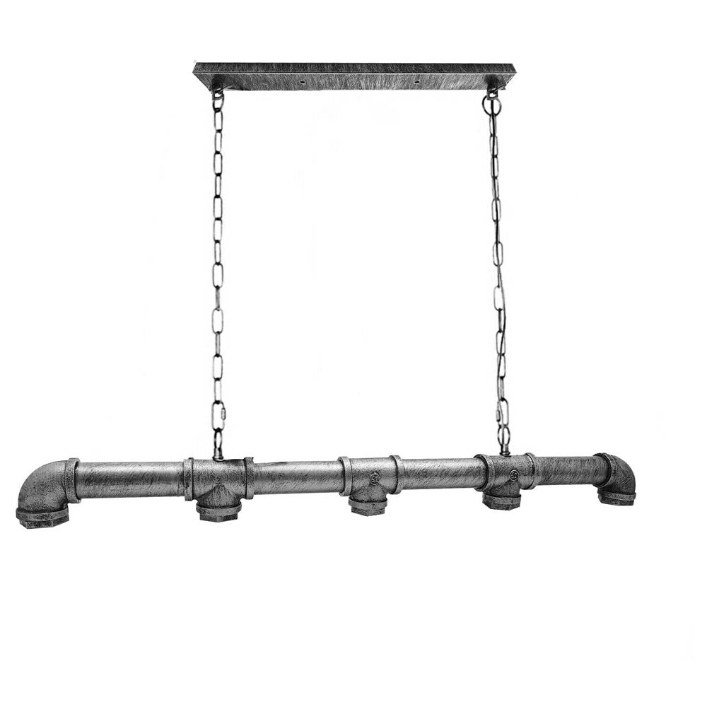 5 Flammig Rohr Hängelampe Industrial Pendelleuchte