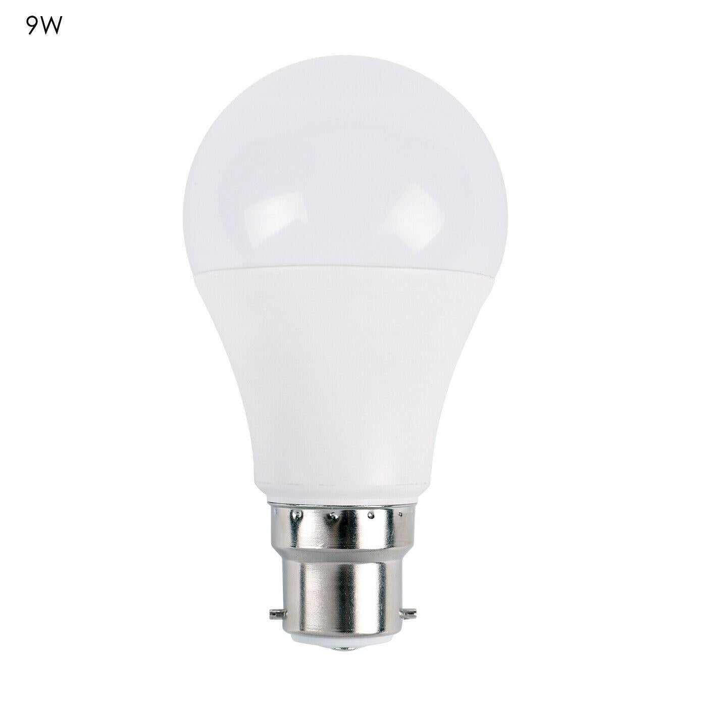 3x energiesparendes LED-Licht, kaltweiße Birnen, B22-Bajonettschraube, Lampe 3 W-25 W GLS
