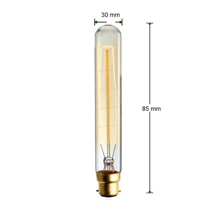Vintage Filament Glühlampe Edison Tall Bulb Dimmbar B22 E27 Dekoratives Industrielicht ~