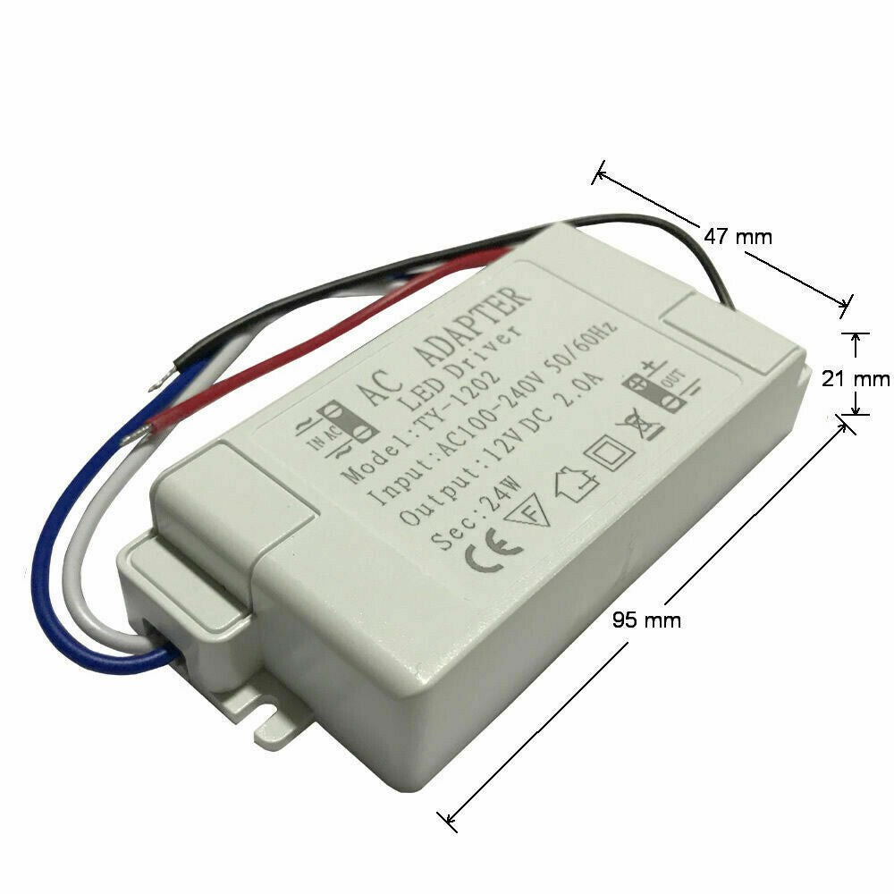 LED-Treiber 24W – AC 110-240V Auf DC 24V, Konstant Für LED-Streifen & Leuchten