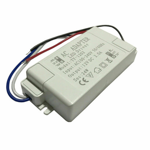 LED-transformer DC12V strømforsyning kompakt driver 24W 2A konstant spænding ~ 2440