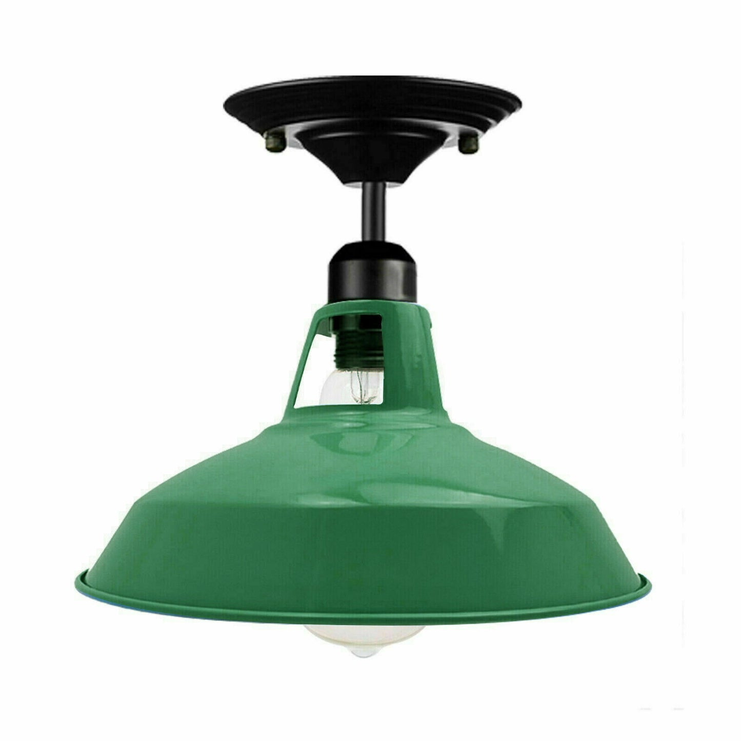 Grüne Farbe mit Glühbirne Retro  Vintage Ceiling Pendant Light  Hanging lamp Industrial design 240V