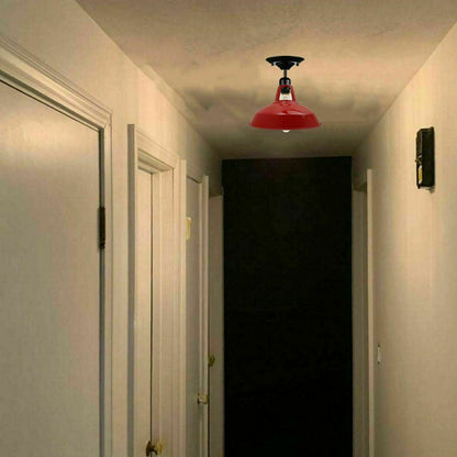 Rote Farbe Ohne Glühbirne Retro  Vintage Ceiling Pendant Light  Hanging lamp Industrial design 240V