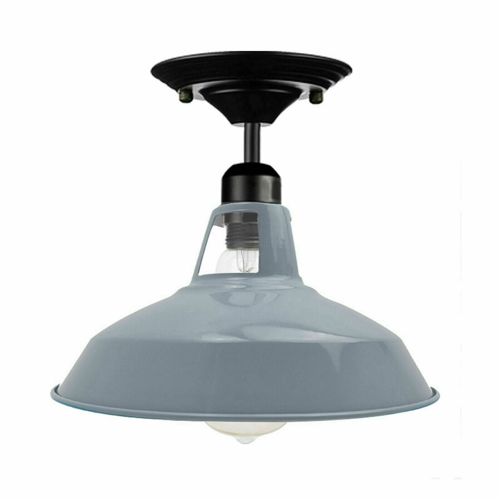 Graue Farbe Ohne Glühbirne Retro  Vintage Ceiling Pendant Light  Hanging lamp Industrial design 240V