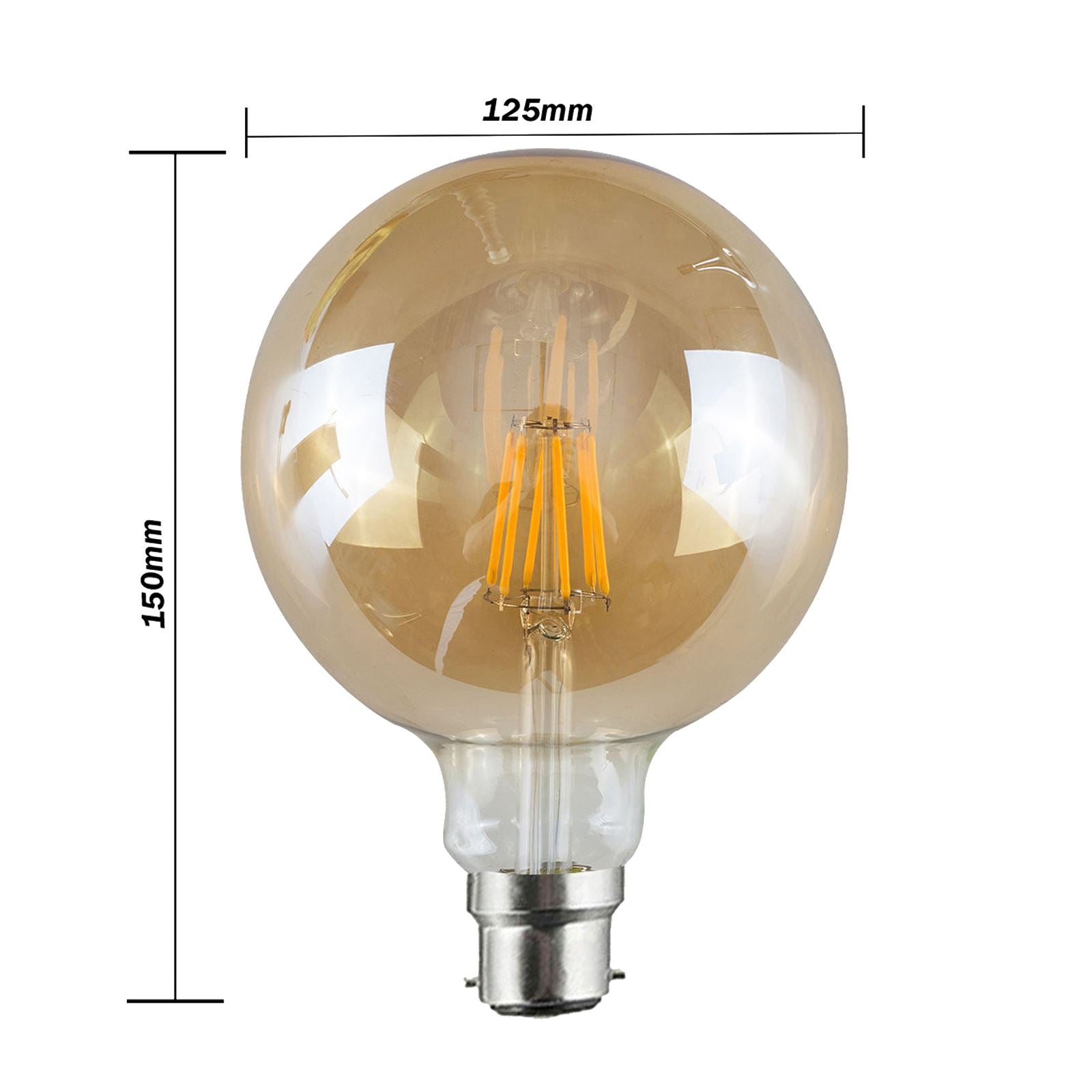 B22 LED G125-Glühbirne Energiesparende Lampen