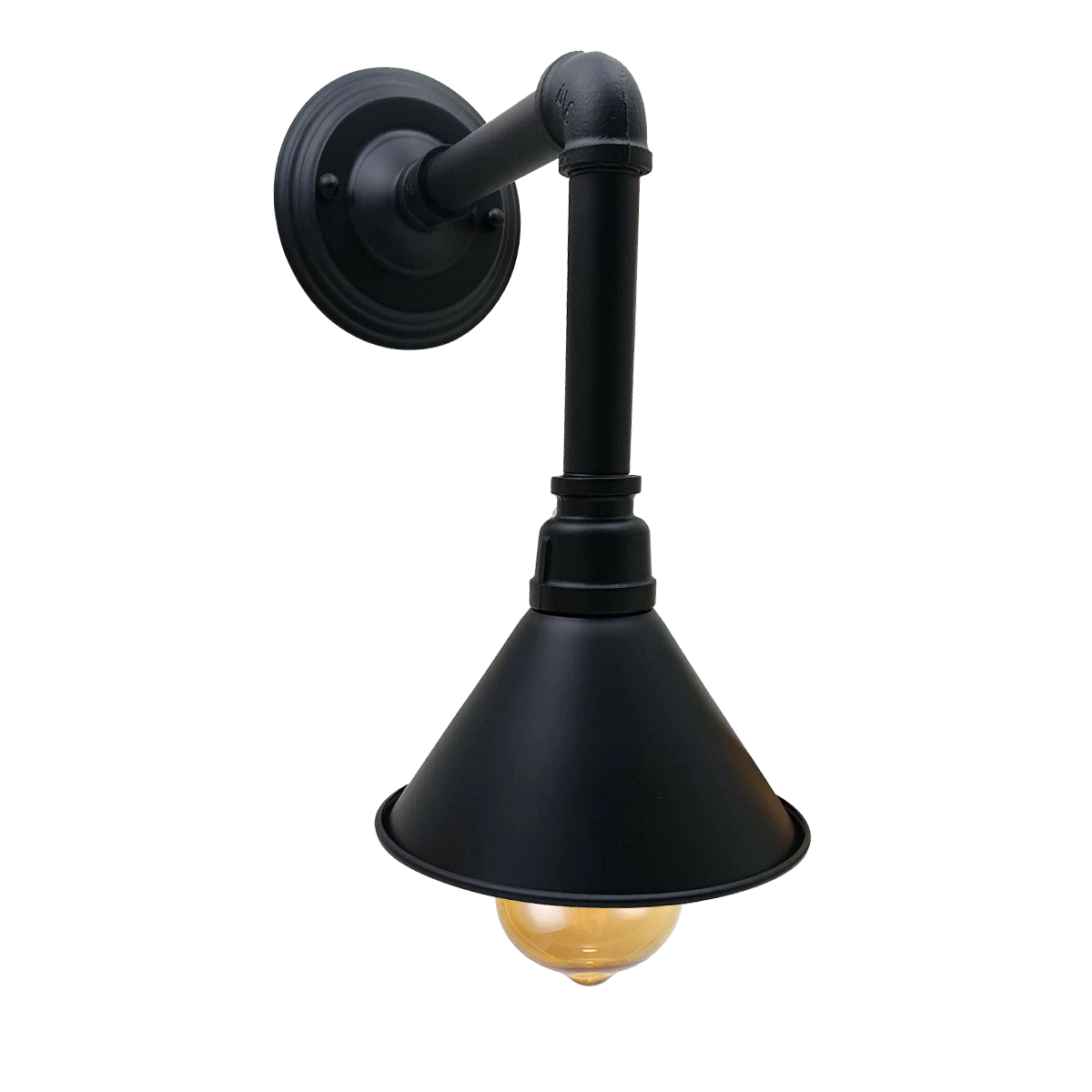 Vintage Rohrbeleuchtung Steampunk Wandrohrlampe Retro Licht Wandleuchte Leuchten LEDSone DE-3