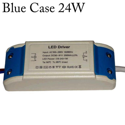 Blaues Gehäuse 24W LED-Treiber Netzteil Transformator AC - 240V - DC Konstantstrom LED-Treiber