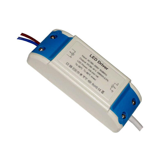 Blaues Gehäuse 24W LED-Treiber Netzteil Transformator AC - 240V - DC Konstantstrom LED-Treiber
