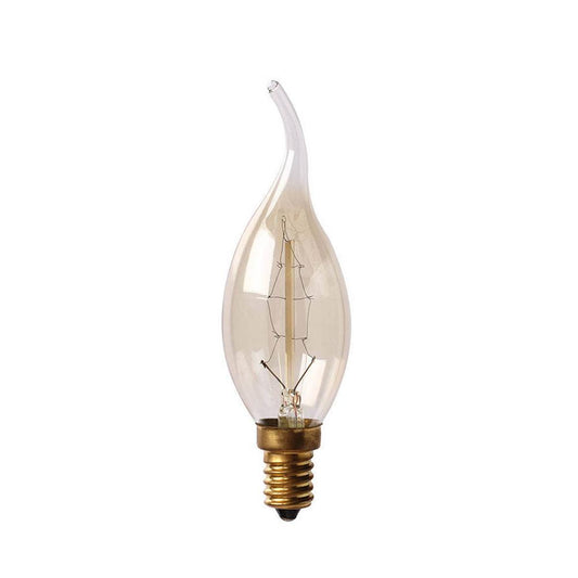 C35 E14 60W Dimmbare gebogene Kerze Vintage Tip Bulb