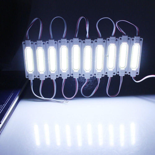 10 Stück wasserdichte COB LED Modulstreifen DC12V~1750