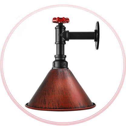 Vintage Pipe Industrial Wandleuchte Wandleuchte Lampenschirm LEDSone DE-10