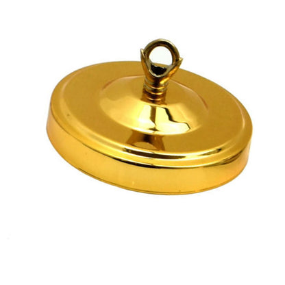 Decke Rose Hakenplatte Gold Farbe 108mm Durchmesser Leuchtender Kronleuchter