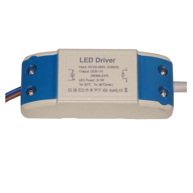 3W 280mAmp DC 8-11V Compact Constant Current LED driver - Shop for LED lights - Transformers - Lampshades - Holders | LEDSone UK