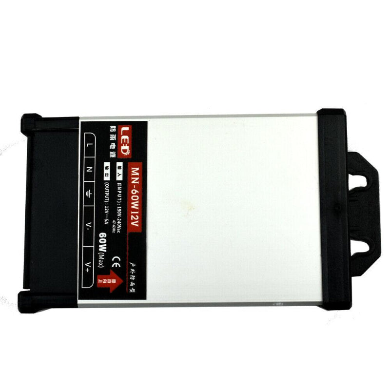 60 W 12 V led regenfest trafo 12v