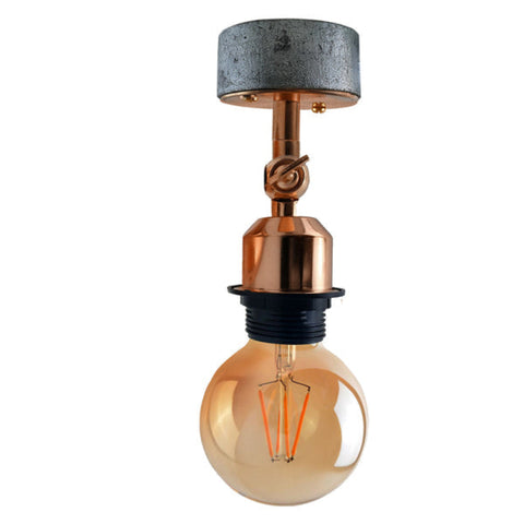 Wandleuchten e27 fassung | 1-flammig | Deckenlampen~1883 - Variant: Ja / Roségold