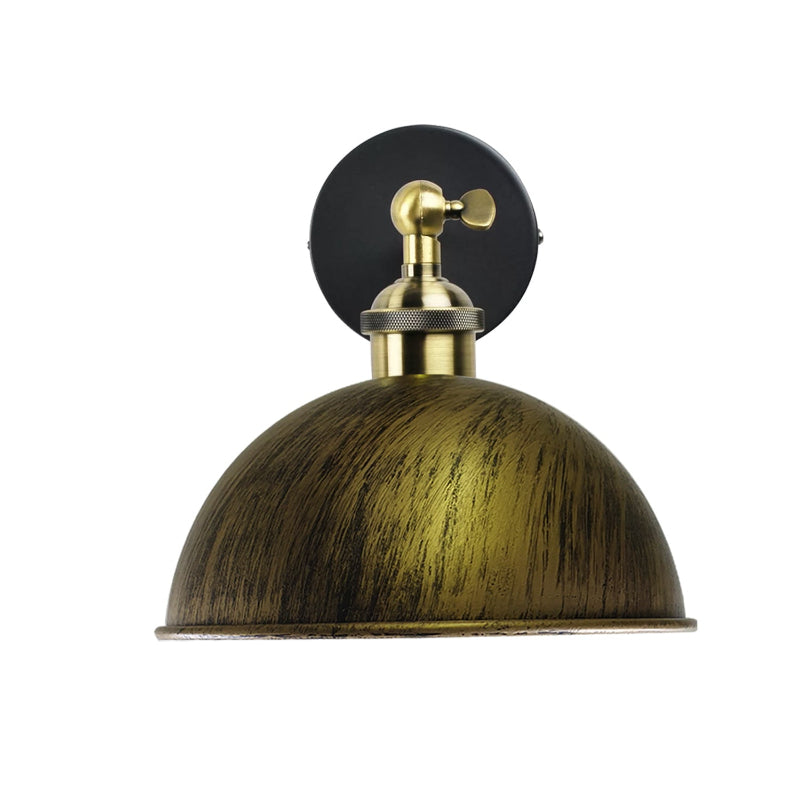 Wandlampe E27 gebürstetes Messing Modern Wandleuchte