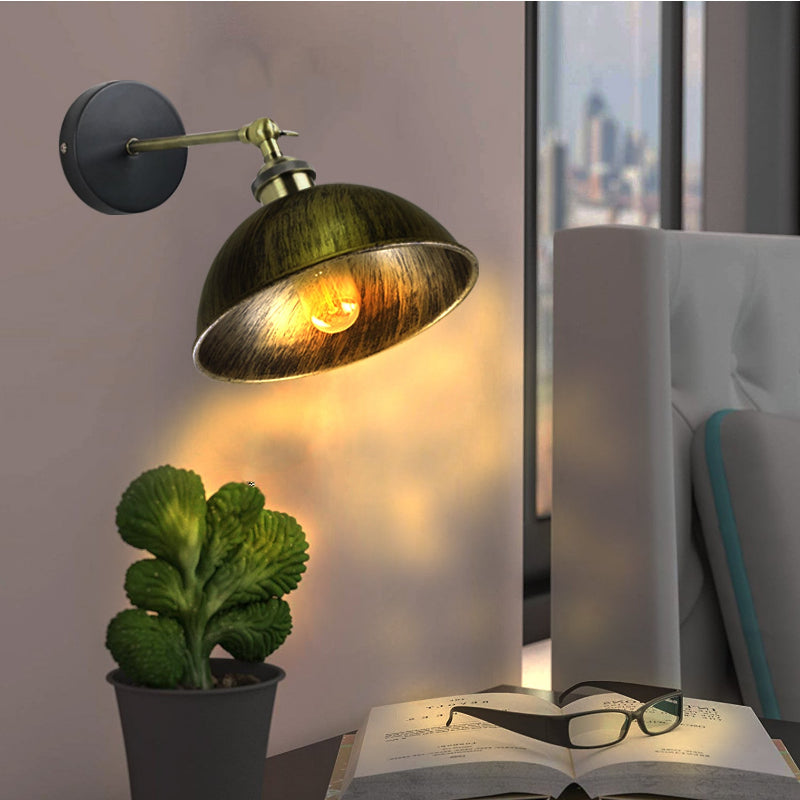 Wandlampe E27 gebürstetes Messing Modern Wandleuchte