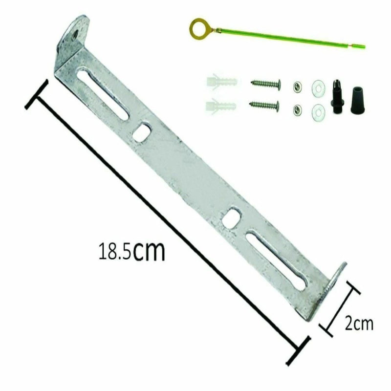 Leichte Befestigungsgurtstütze Platte mit Zubehör Deckenrose 185mm Halterung