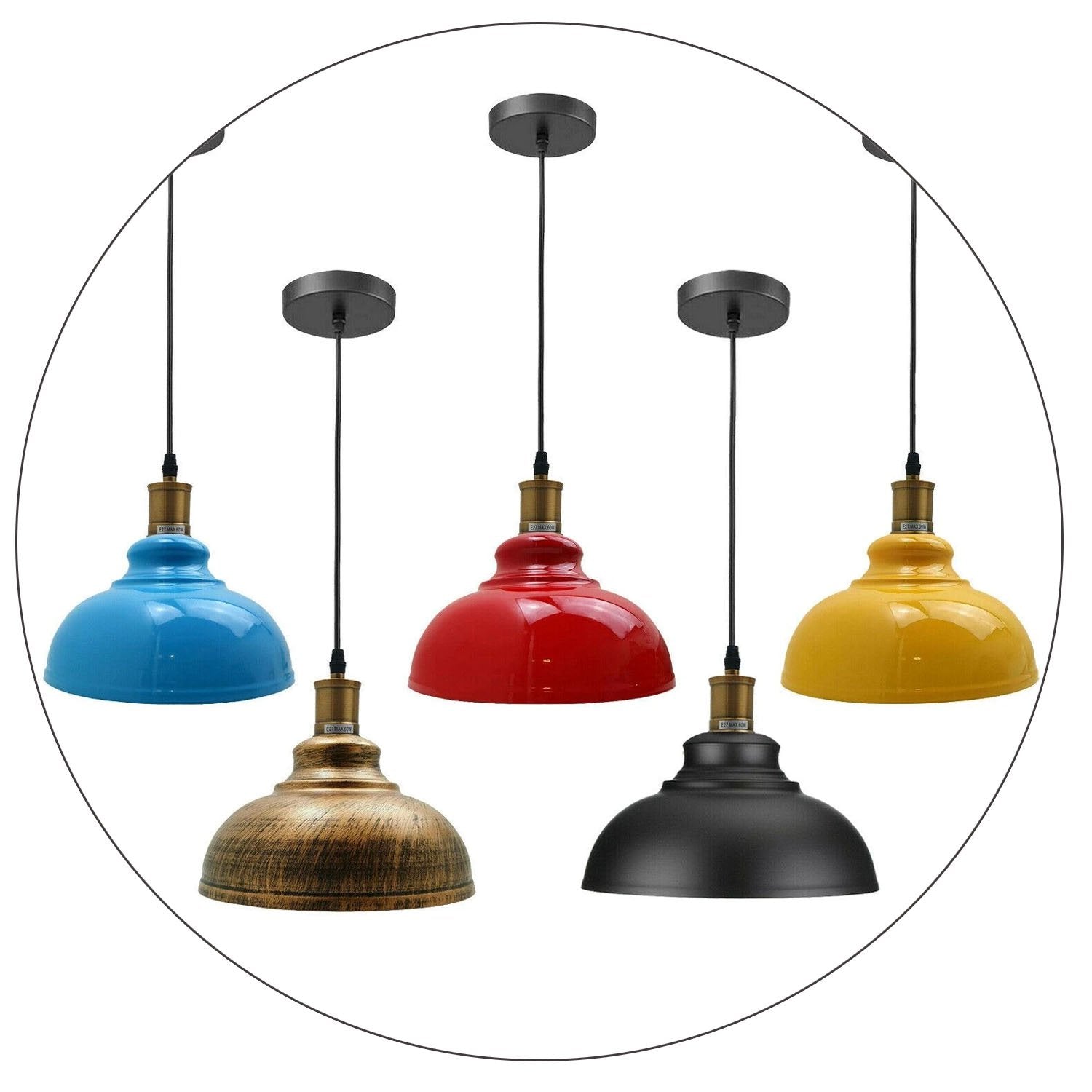 Vintage Pendelleuchte Esszimmerlampe Deckenlampe