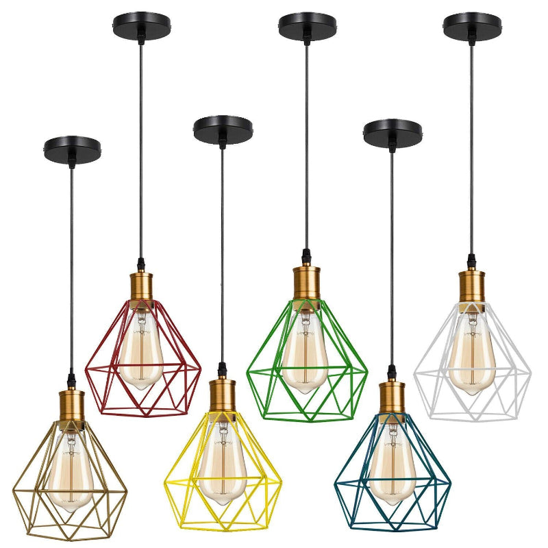  Deckenlampe Draht Geometrische Pendelleuchte