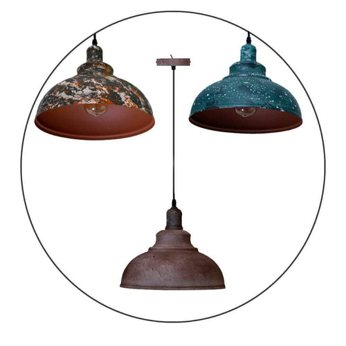 Lampada a sospensione vintage Ø 29 cm per ogni stanza ~1323