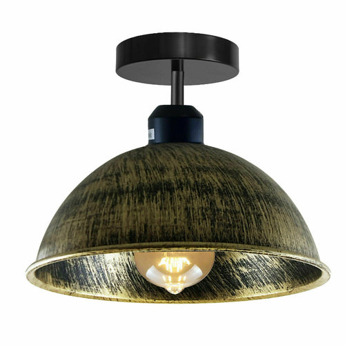 Vintage Deckenleuchte Ø21cm – E27 Fassung im Retro-Design~2138