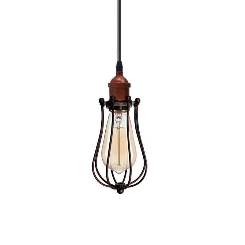 Drahtkorb Lampe E27