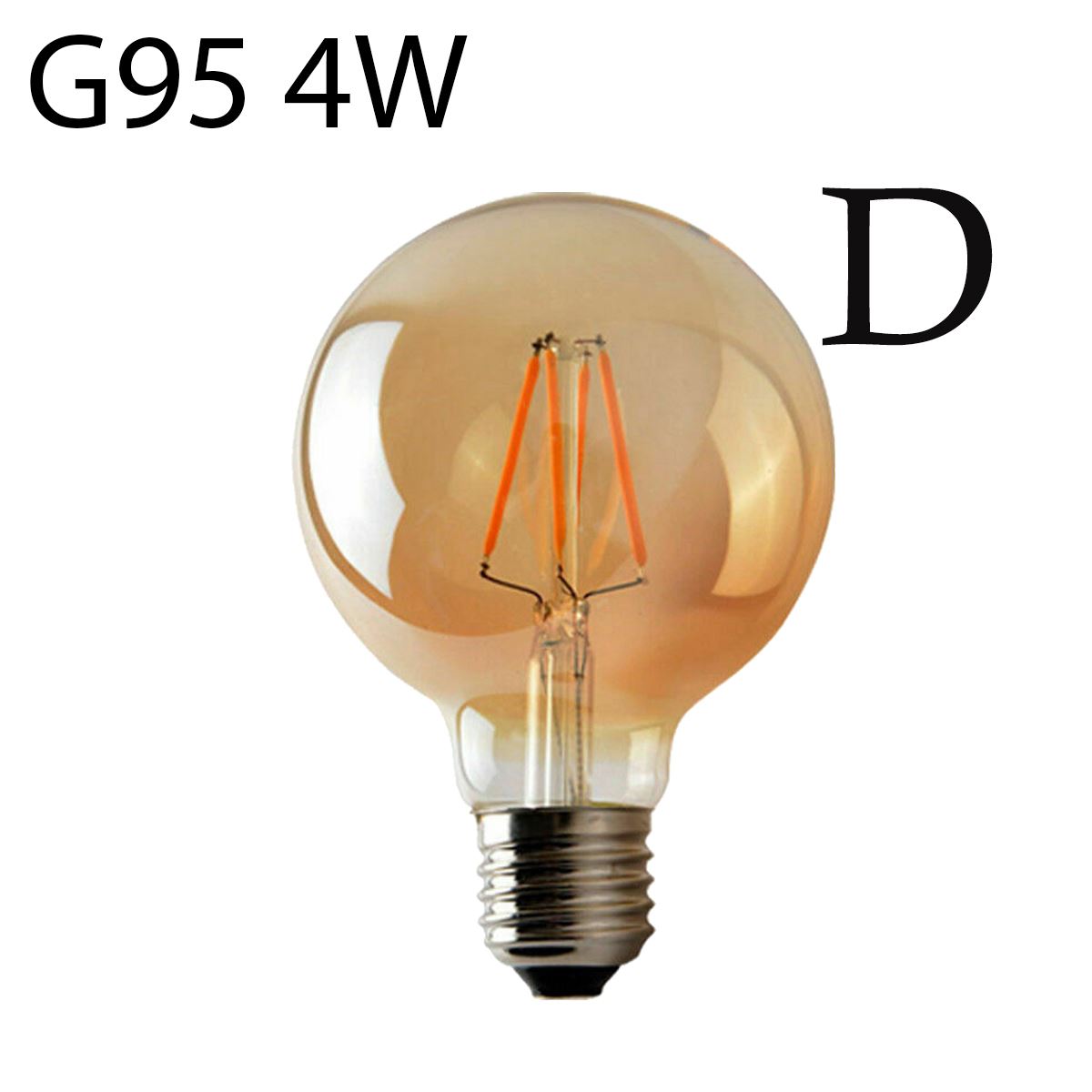 Vintage E27 LED Glühbirne Dimmbare 4Watt Glühbirne 