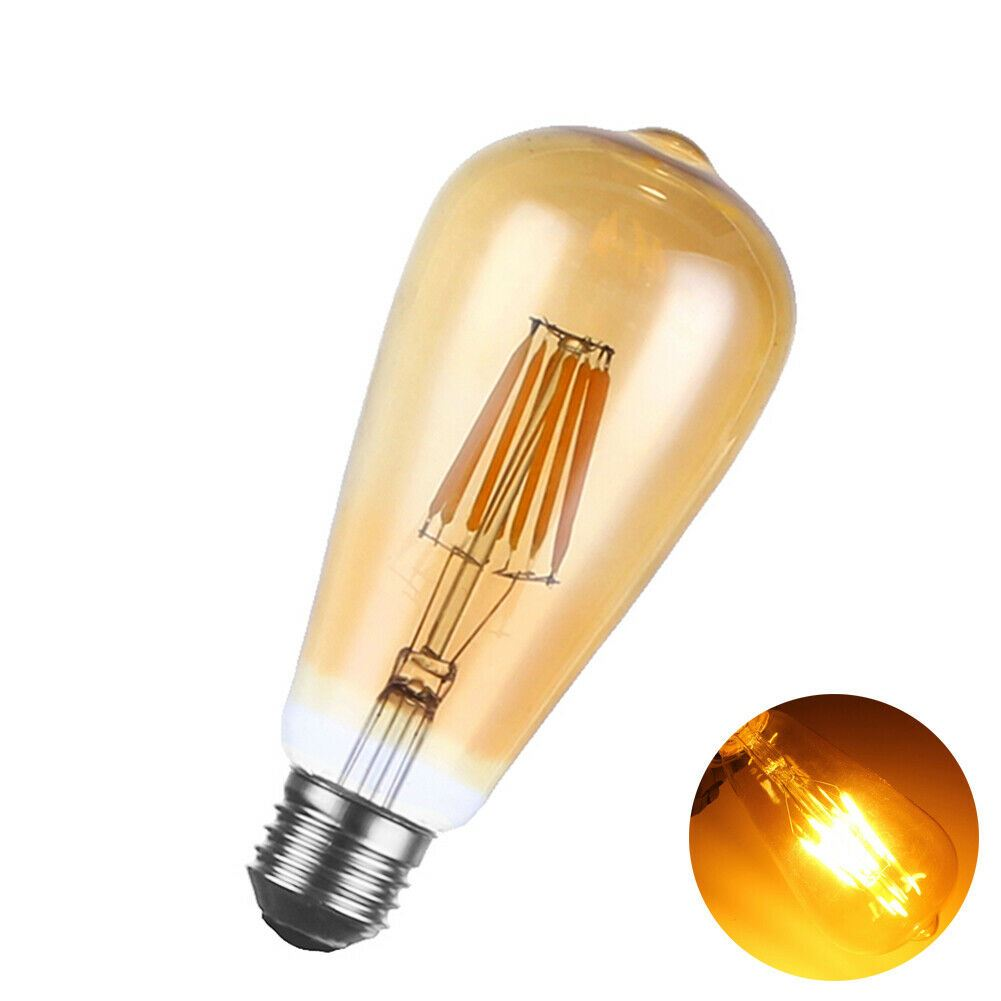  E27 ST64 Vintage LED Edison Glühbirne 8W 