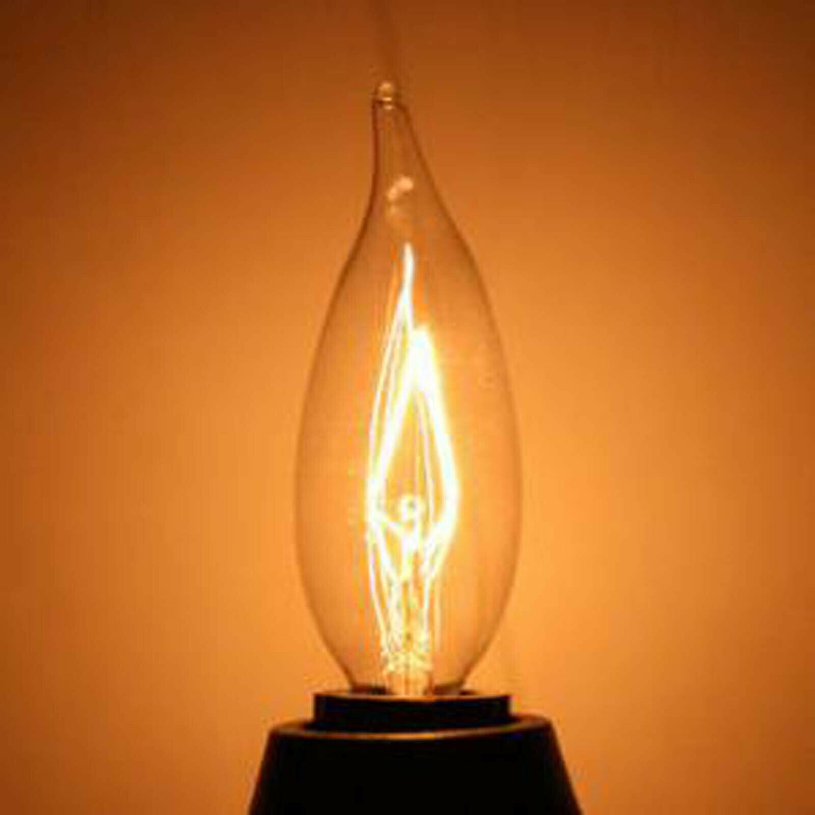Vintage Retro Edison Filament Bernstein 1/3/5 Pack C35 Dimmbare Flamme E14 60W Glühbirnen