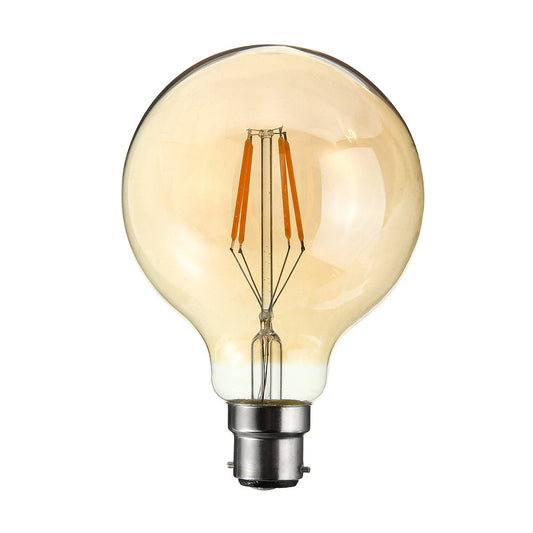G95 B22 4W Dimmbare Globe Vintage LED Retro Glühbirnen
