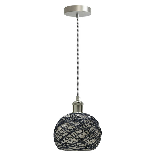 Industrie Vintage Lampe Retro Deckenlampe Pendelleuchte Kronleuchter E27 Käfig