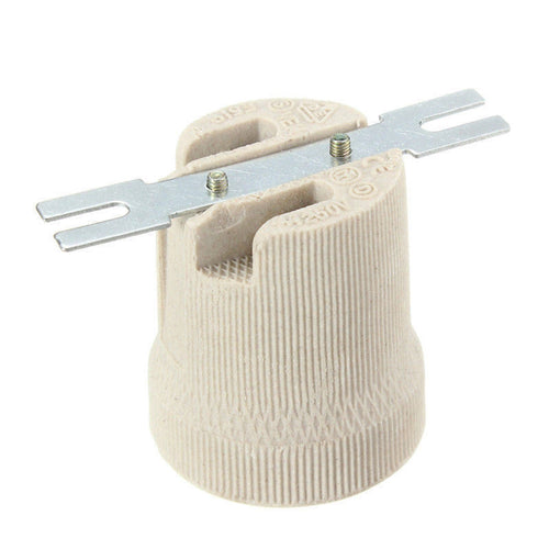 E27 Lampenfassung Porzellan Keramik Halterung Backofen ~1670