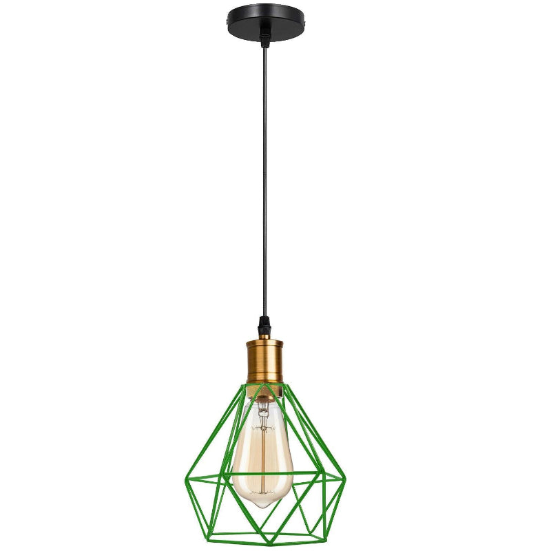Goldene Industrial Pendelleuchte im Vintage Look