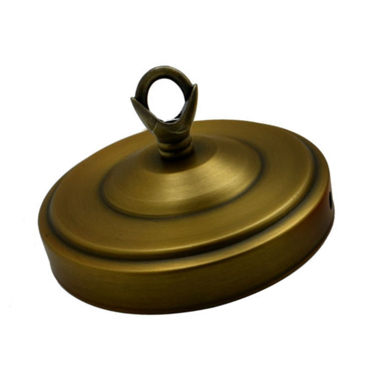 Grüne Messingfarbe 108 mm Durchmesser Decke Rose Hook Plate Leuchtender Kronleuchter