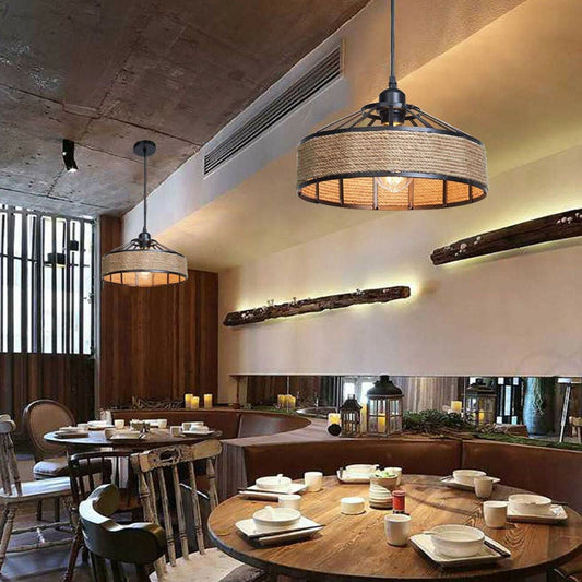  HHanflampen Deckenleuchte Ø 30cm/40cm für Wohnzimmer