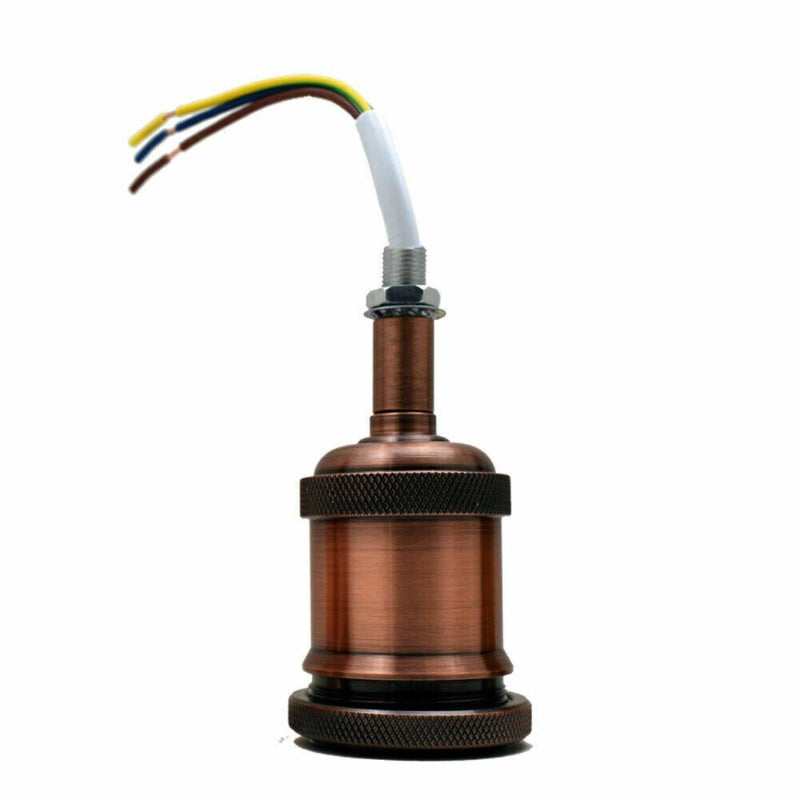 Vintage Industrielampe Glühbirnenhalter Antik Retro Edison ES E27 Fassung