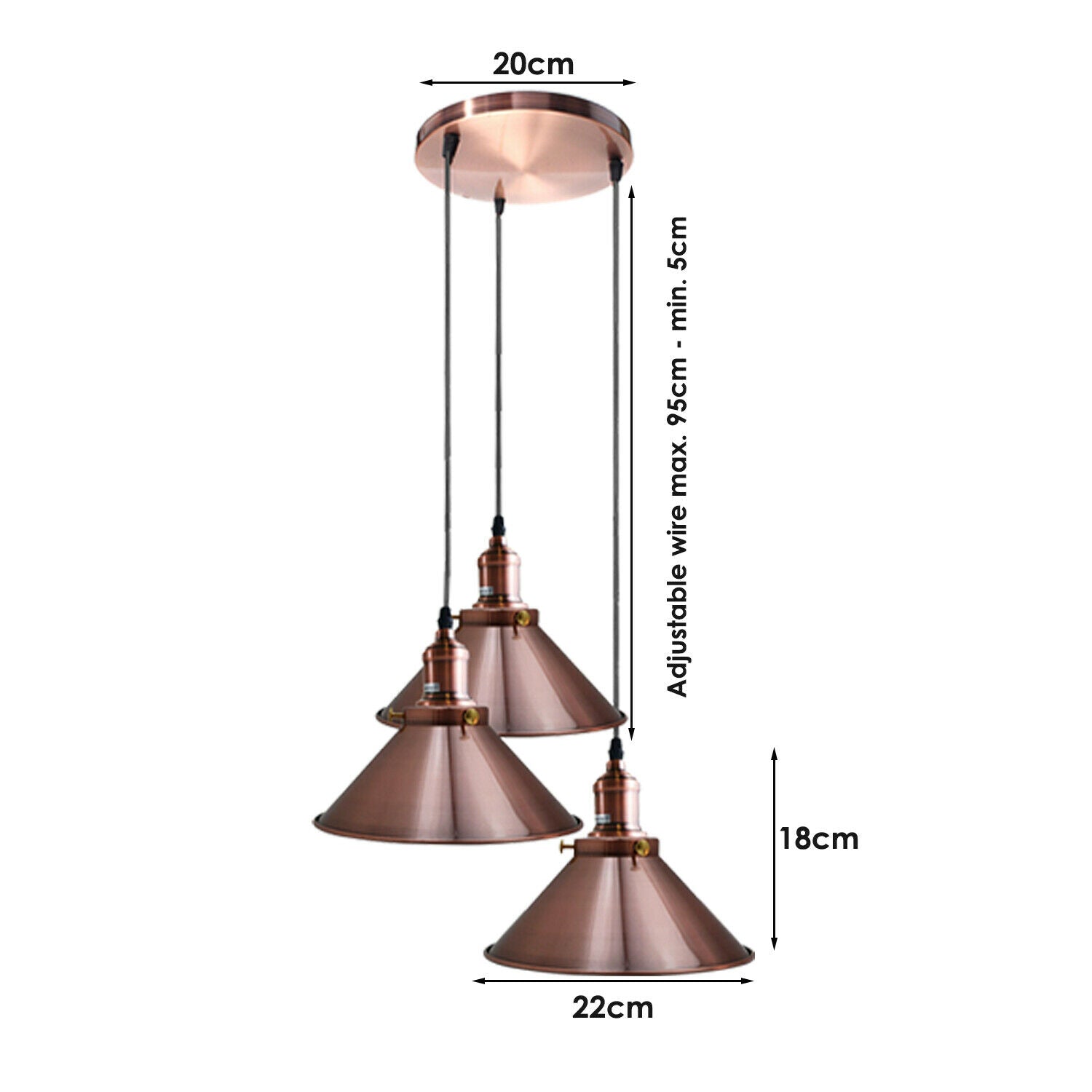 Pendelleuchte 3 Flammig Hängelampen Für Die Küche