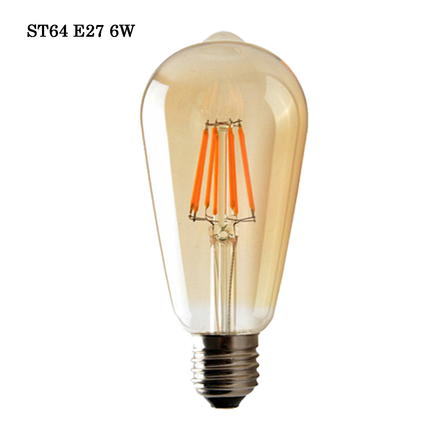 ST64 E27 6W dimmbare Vintage LED Retro Classic Glühbirnen