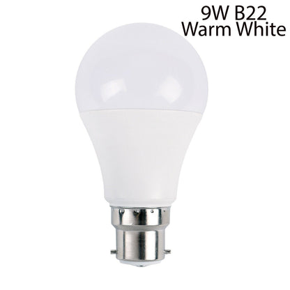 B22 oder E27 Glühbirne Energiesparlampe Warm White Globe